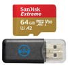 SanDisk 64GB MicroSDXC Extreme Memory Card Works with Motorola Phone