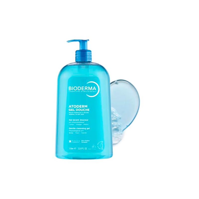 Bioderma Atoderm Moisturizing Shower Gel Body Wash For Normal To