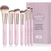MAANGE 7 Pcs Brochas para Maquillaje con Estuche Set de