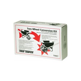 True Temper TWKT Wheelbarrow Two Wheel Conversion Kit,Black