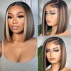 Ombre 13x4 Lace Front Wigs Human Hair Bob Wigs for