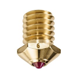 DUROZZLE Ruby Nozzle 0.6mm for Bambu Lab P1P / P1S / X1 / X1C 3D Printer Upgrade TZ2.0 Hotend, Hardened & Abrasion Resistant