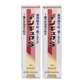 [Value 3.5 oz (100 g) 2 pieces] Medicated DENCURE S 3.5 oz (100 g) x 2 Packs (4987305020376-2)