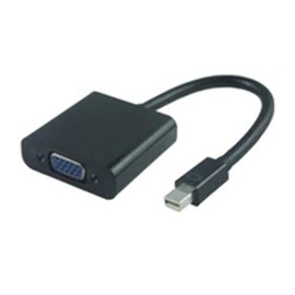 MicroConnect MDPVGA2B - Active Mini DP - VGA Adaptor - Mini DP M - VGA Female, Black - Connect a VGA display to a Mini-DisplayPort-equipped PC or Mac computer - Warranty: 25Y