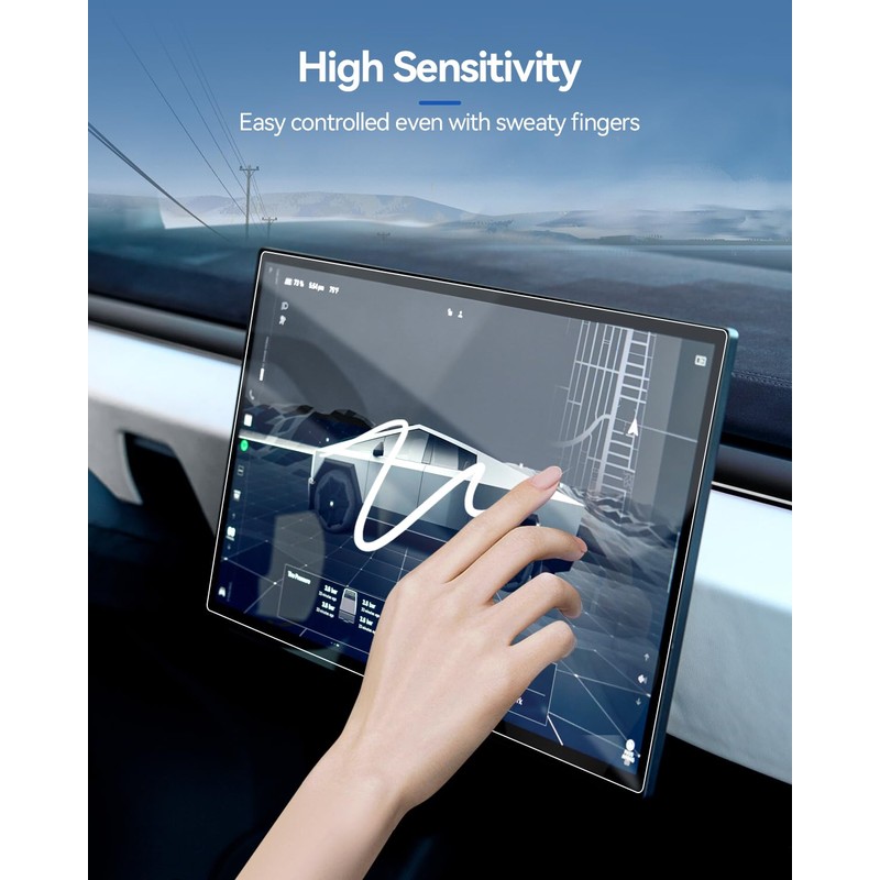 LANTU Matte Screen Protector for 2025 Nissan Frontier PRO-4X PRO-X