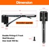 12 Inch Double Fittings E Track Shelf Bracket - Durable