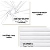 Funky Gadgets Single Bed Flat Sheets White 100% Egyptian Cotton