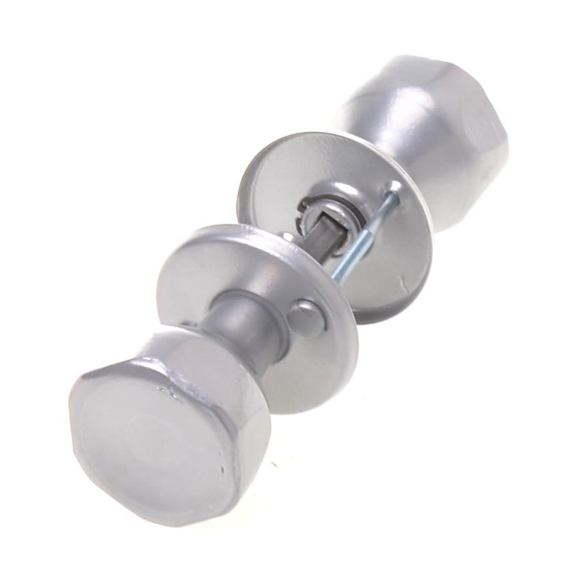 Aqbau® Door Knob, Rotatable with Rosette BB Button Pusher Rotary