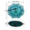 Portable Folding Fishing Trap – 8-Hole Mesh Cage for Crab,
