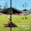 iBorn Squirrel Baffle for Bird Feeder Pole, 19.5” Oversized Squirrel