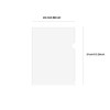 20 Pack Clear Folders Plastic Project Pockets, Letter Size, 12.2