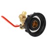 IBC Tote Adapter 3/4in Brass Tote Fitting Coarse Thread 275‑330