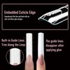 Wellquinn Straight Square Dual Nail Forms for Fast French Nail
