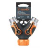Truper Conector ''y'' 3/4'' Metálico Recubrimiento Truper 102248 Color Negro/naranja