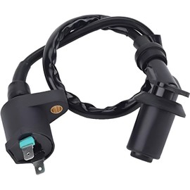 Motorcycle Ignition Coil Replacement, Ignition Coil Wire for GY6 50CC 125CC 150CC, Motorcycle Spark Coil parts for ATV Scooter Engine Moped Dirt Bike Go Kart