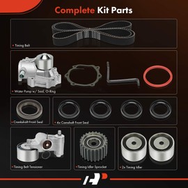 A-Premium Engine Timing Belt Kit with Water Pump Compatible with Subaru Forester 1998, Impreza 1998, Legacy 1997-1999 - 2.5L