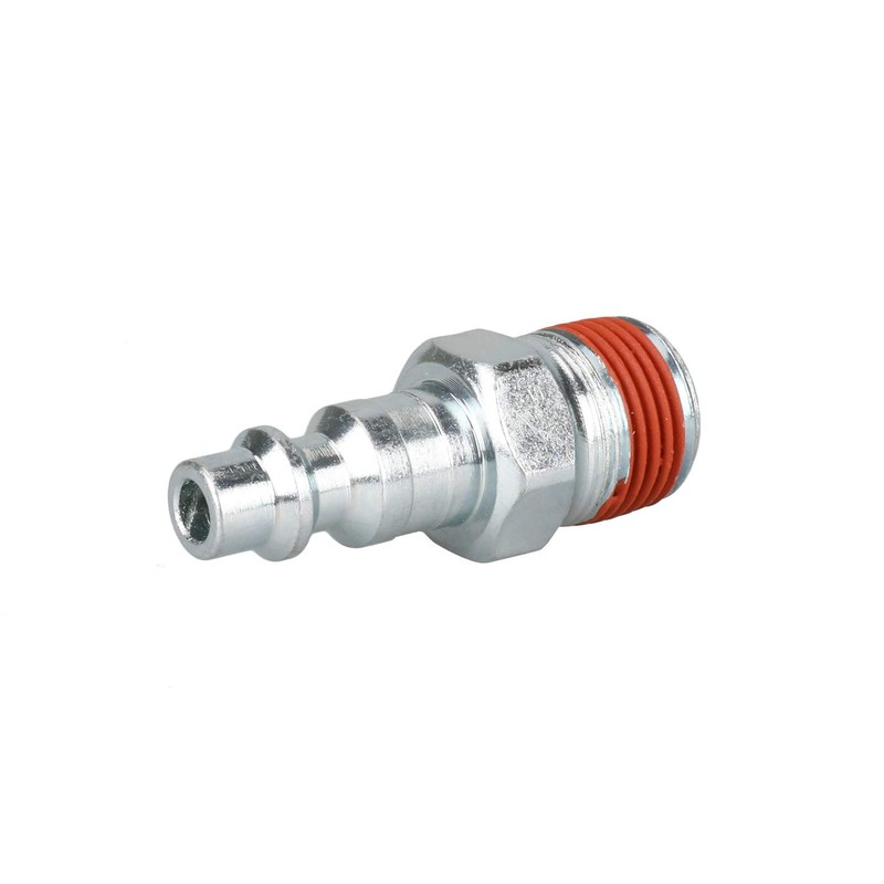 WYNNsky Industrial Type 3/8'' MNPT Zinc-Plated Plug with Sealant, 2