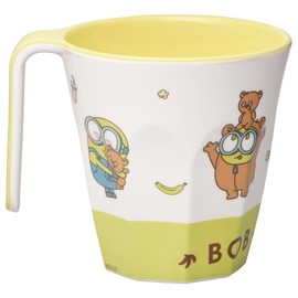 Skater MTH3-A Melamine Tumbler with Handle, 10.1 fl oz (300 ml), Minions Bob & Tim