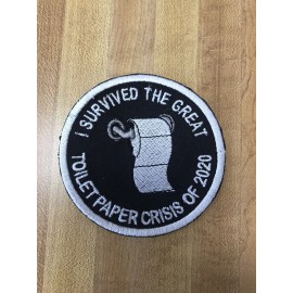 biker patch iron on and Sew On Memorable I Survived corona 2020