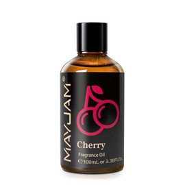 MAYJAM 100ML/3.38FL.OZ Cherry Fragrance Oils with Glass Dropper, Essential Oils for Diffusers for Home, Long Lasting Scented Oils for Diffusers Soap Candle Making
