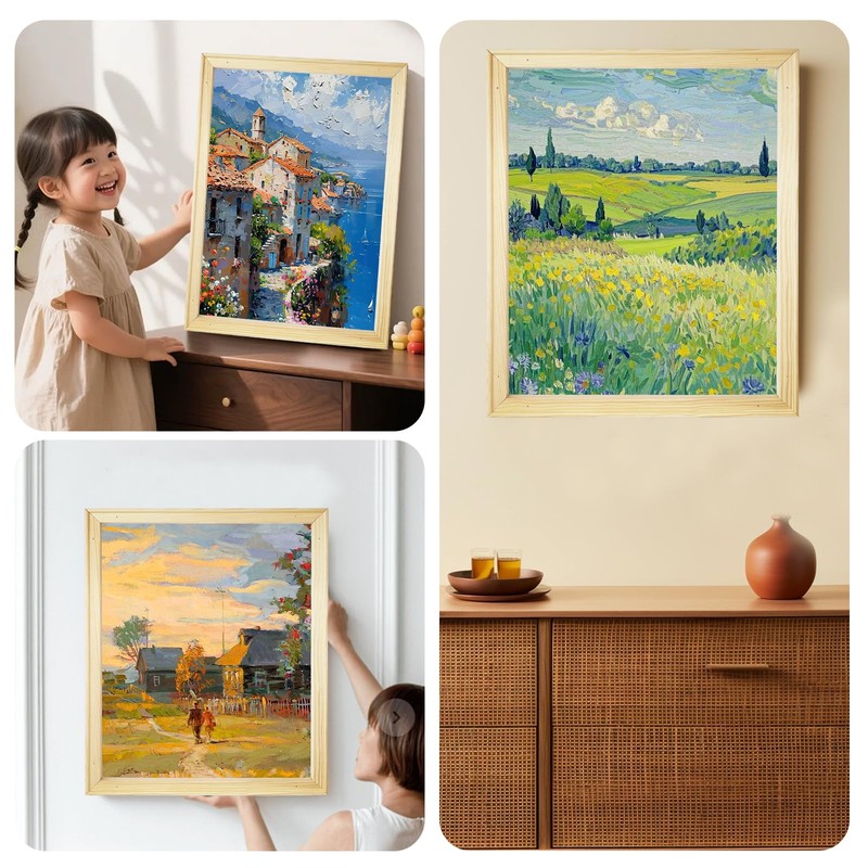 4 Set 16x20 Inch DIY Canvas Stretcher Bars Canvas Frame