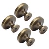 4Set Lion Head Zinc Alloy Cabinet Door Handle Modern Antique