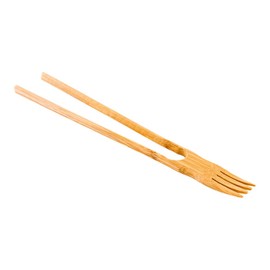 10 Inch All-In-One Chopsticks With Fork, 100 Multi-Functional Chopstick Utensil Combo - Heat-Resistant, Sustainable, Natural Bamboo Fork Chopsticks, For Home, Travel, Or Take Out - Restaurantware