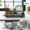 Kitsure Dish Drying Rack- Space-Saving Dish Rack, Dish Racks for