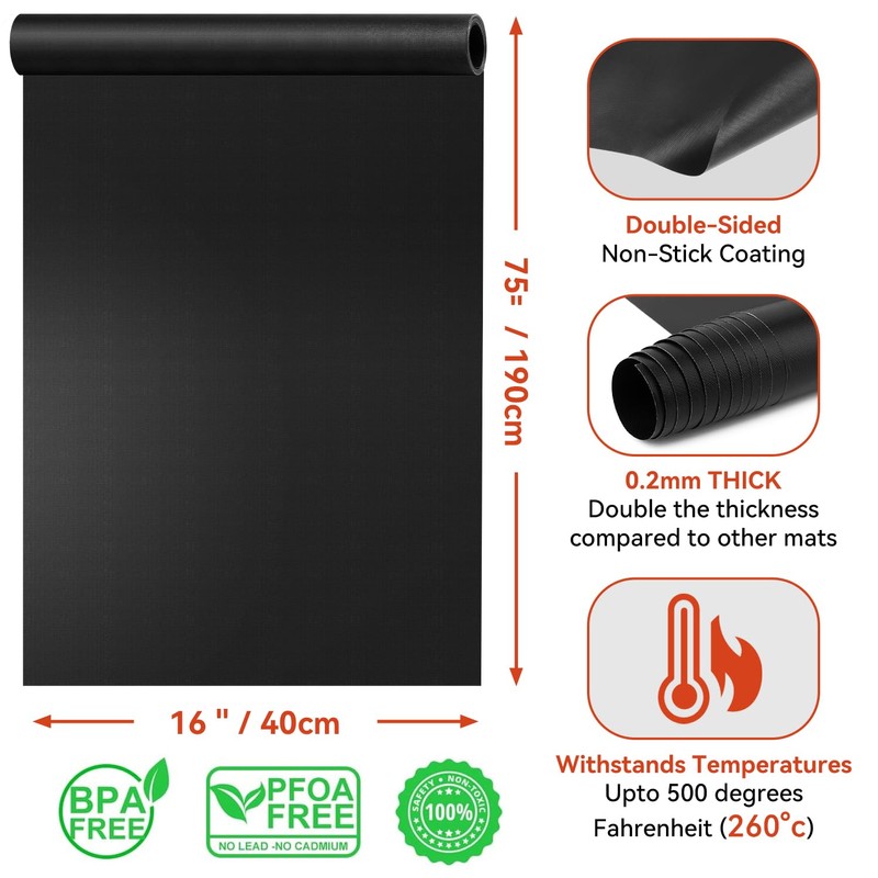 Oven Liner for Bottom of Oven, Cut to Size Air