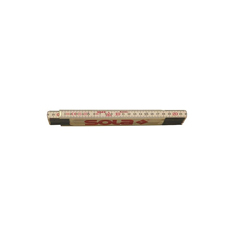 Sola Wooden Swedish Meter 2.4 Metres Glass Birch Art H