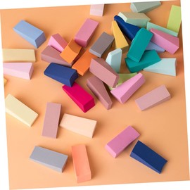 Baluue 50pcs Triangular Makeup Sponges Soft Cosmetic for Liquid and Powder Versatile for Skin Types for Wet and Dry Use for Makeup