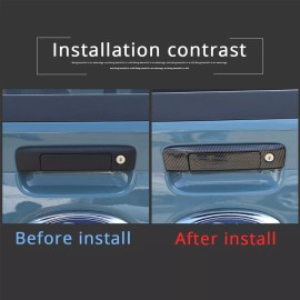 car-attention Front & Rear Tailgate Door Handle Cover Trim  Accessories For Ford Maverick 2022