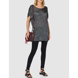 Sisley Women's Sweater H/s, Grey Melange 89r, S