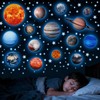 Fontien Solar System Wall Decals, 780 Pcs Glow in The