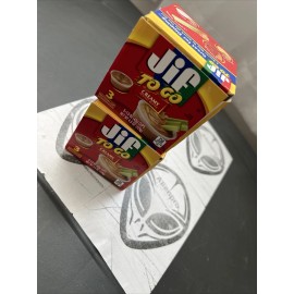 Jif To Go New  2-Packjif creamy peanut butter 3-1.5oz (43g) Cups 4.05oz