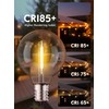 Brightown G40 Replacement LED Light Bulbs, 25 Pack Clear Globe