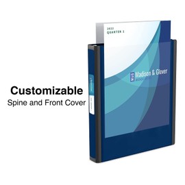 Staples 1 1/2-inch 3-Ring Better Binder, Navy Blue, 3/Pack (ST55855-CCVS)