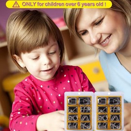 POCREATION Brain Teaser Puzzle, 8Pcs Metal Wire IQ Test Brain Teaser Mind Puzzles Juego para Adultos Y Niños Juguetes para Juegos de Fiesta
