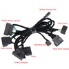 Leftwei 4in to 8in PNP Conversion Harness, Black HC3Z 19A387