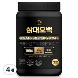 Samdae 5 Baek Creatine Monohydrate, 300g, 4 pieces / 삼대오백 크레아틴 모노 하이드레이트, 300g, 4개