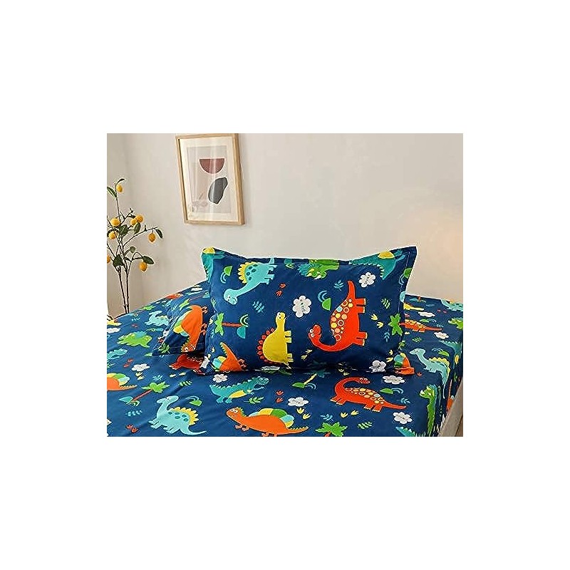 Chickwin Dinosaur Pillowcases, Cute Cartoon Pillowcases 50x75cm, Brushed Microfiber