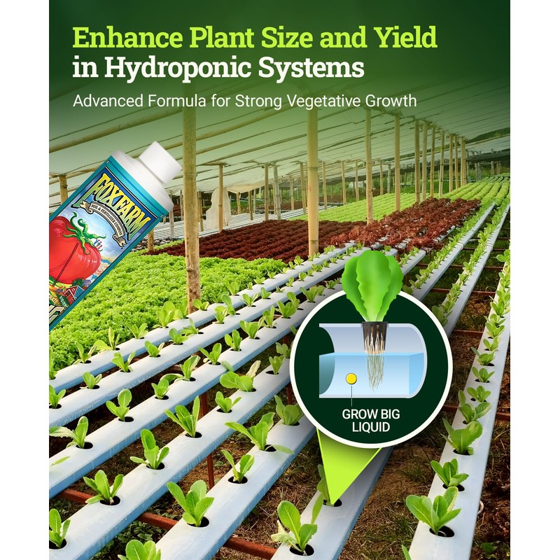 FoxFarm Grow Big Hydro Organic Liquid Fertilizer, 1 Pint -