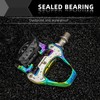 ROCKBROS Road Bike Pedals Colorful Alloy Clipless Bicycle Pedals with