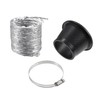 INFINAUTO Air Intake Duct Front Bumper Car Round Brake Air