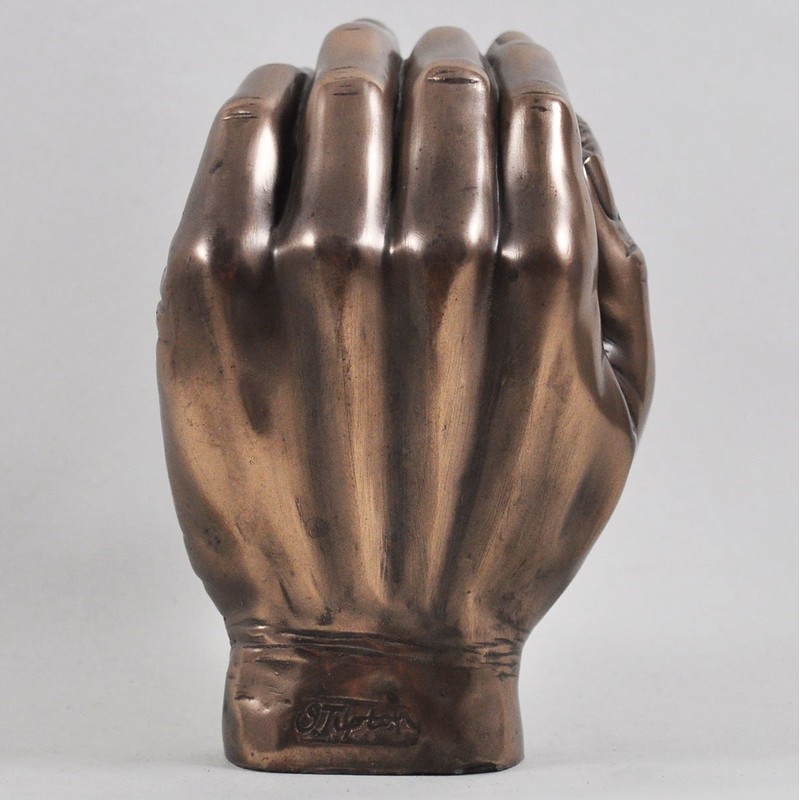 Fiesta Studios A Little Handful, Cold Cast Bronze Baby Sculpture