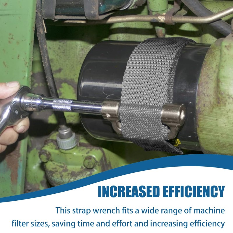 Abode Oil Filter Strap Wrench Removal Tool for With Diameters