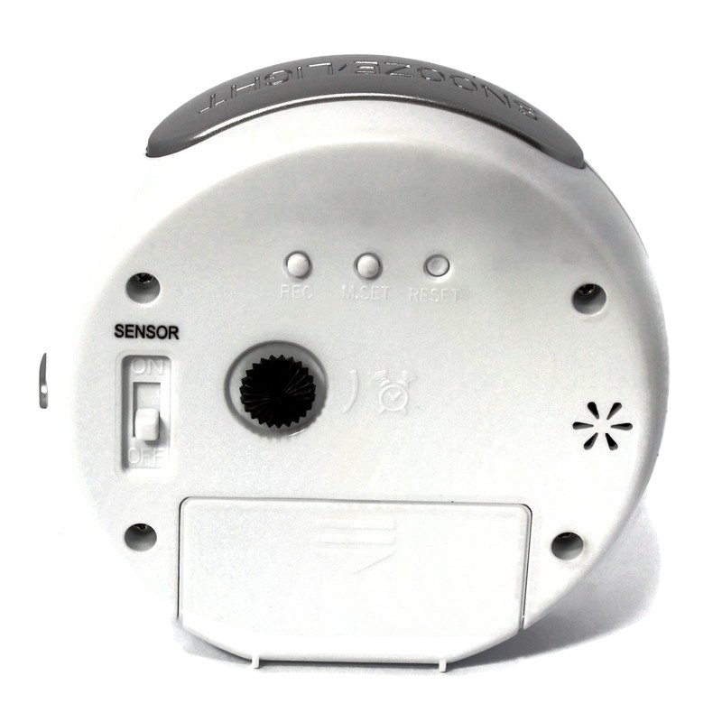 Atlanta 1850-0 Wireless Alarm Clock without Ticking with Night Light