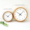 KATOMOKU Muku Clock 13 Oak Radio Clock Continuous Second Hand,