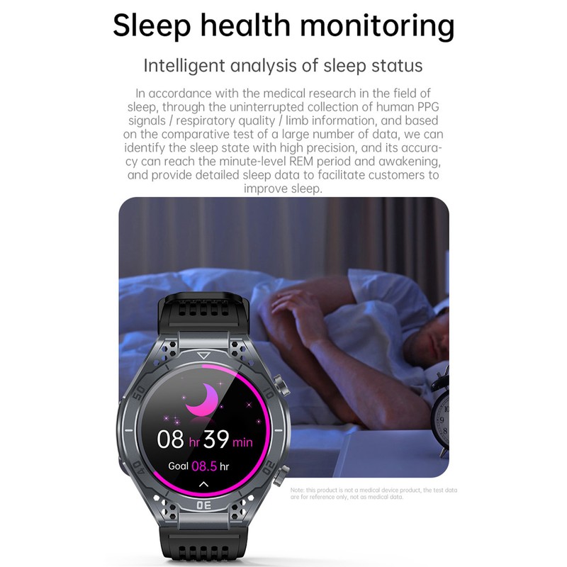 Smartwatch 1.43 Inch AMOLED BT Talk Water Resistant Built in