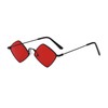 Dazzleimart Retro Diamond Shape Sunglasses for Men & Women, Metal